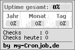 Serverchecks bei http://www.my-cronjob.de - Ihr kostenloser Cronjob- und Server�berwachungsdienst mit Uptime-Statistik f�r Ihre Homepage